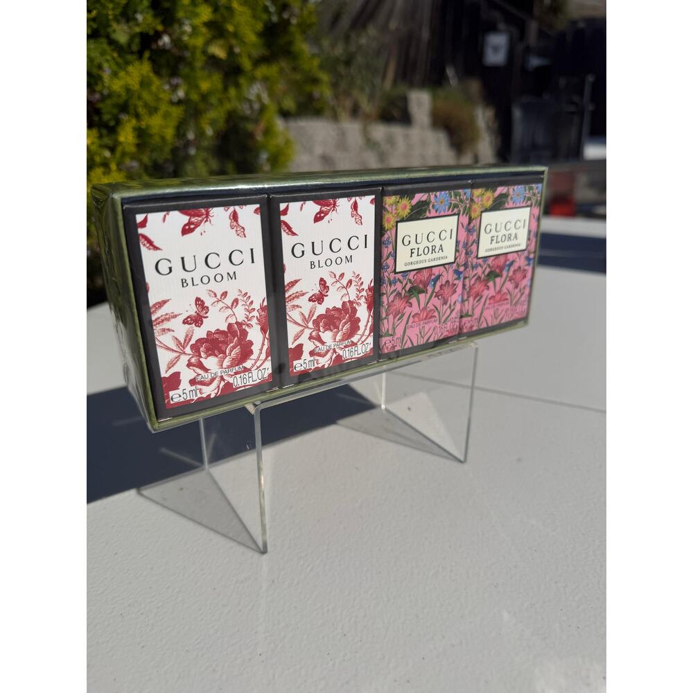 Gucci Eau de Parfum Mini Gift Set (2 Bloom + 2 Flora Gorgeous Gardenia) - Picture 2 of 4